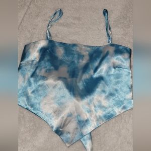 Satin Tie Back Top Medium